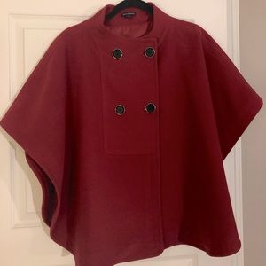 Oxblood color cape